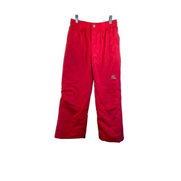Zeroxposur girls, pink snow pants snap front front pockets youth size 7/8 - Picture 2 of 7